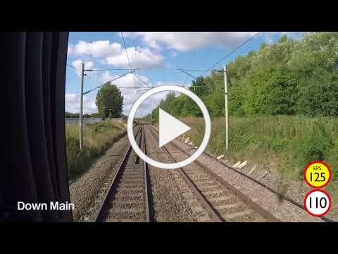 Crewe to Liverpool Lime Street Driver's eye view